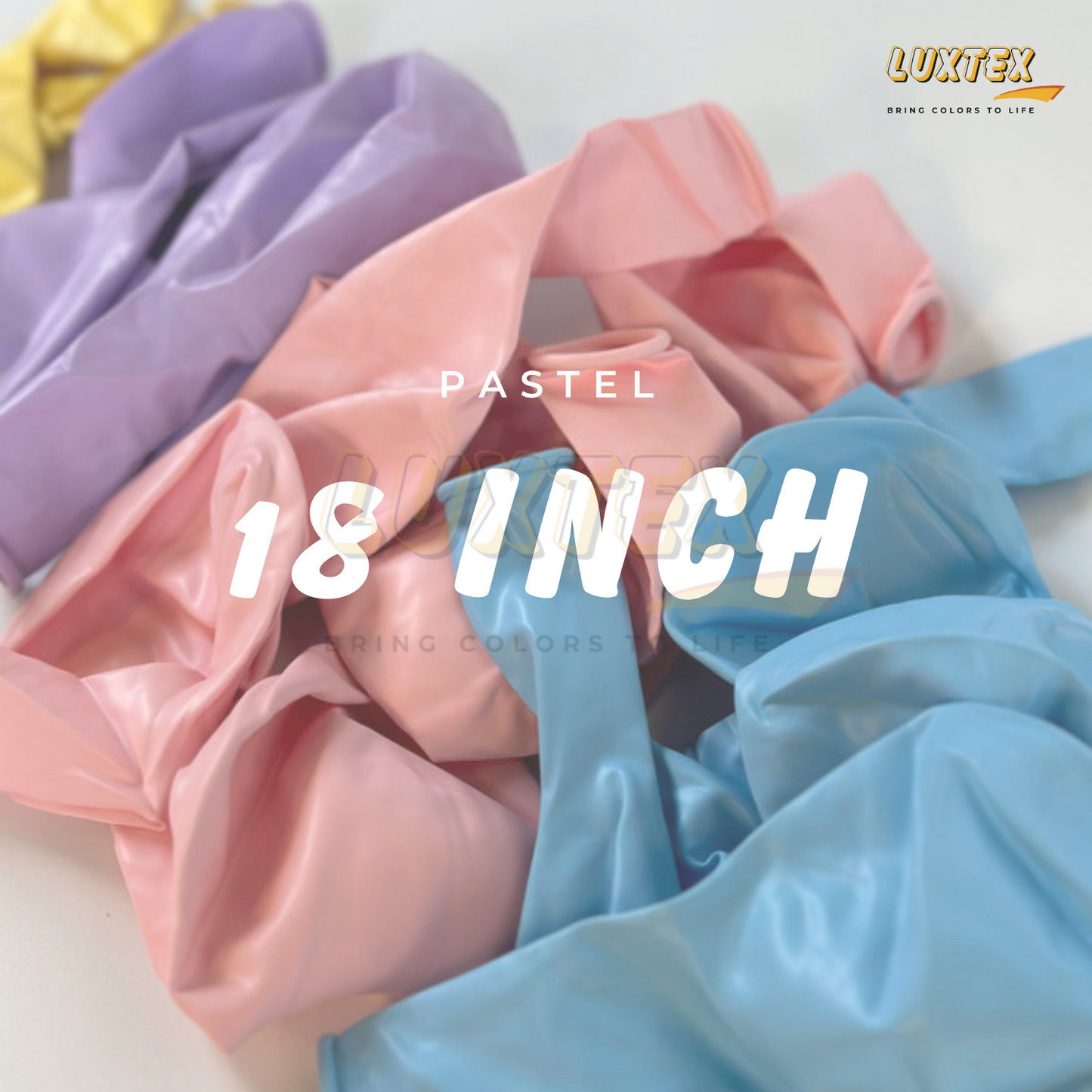 Luxtex 18 Inch High Quality Pastel Balloon