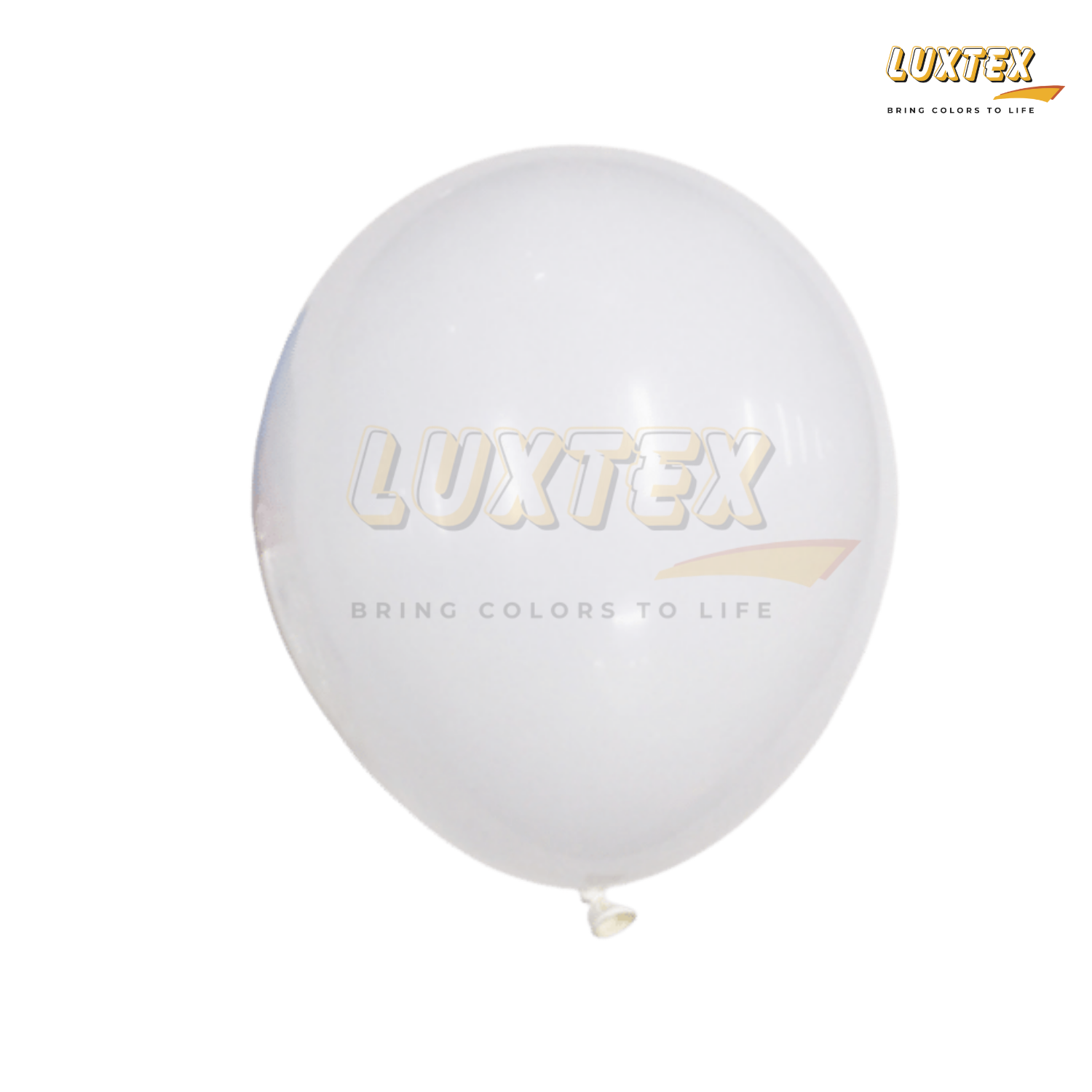 Luxtex 5 Inch Matte Latex Balloons, White