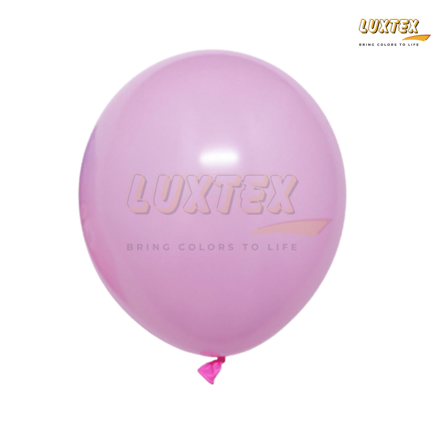 Luxtex 12 Inch Matte Latex Balloons, Pink