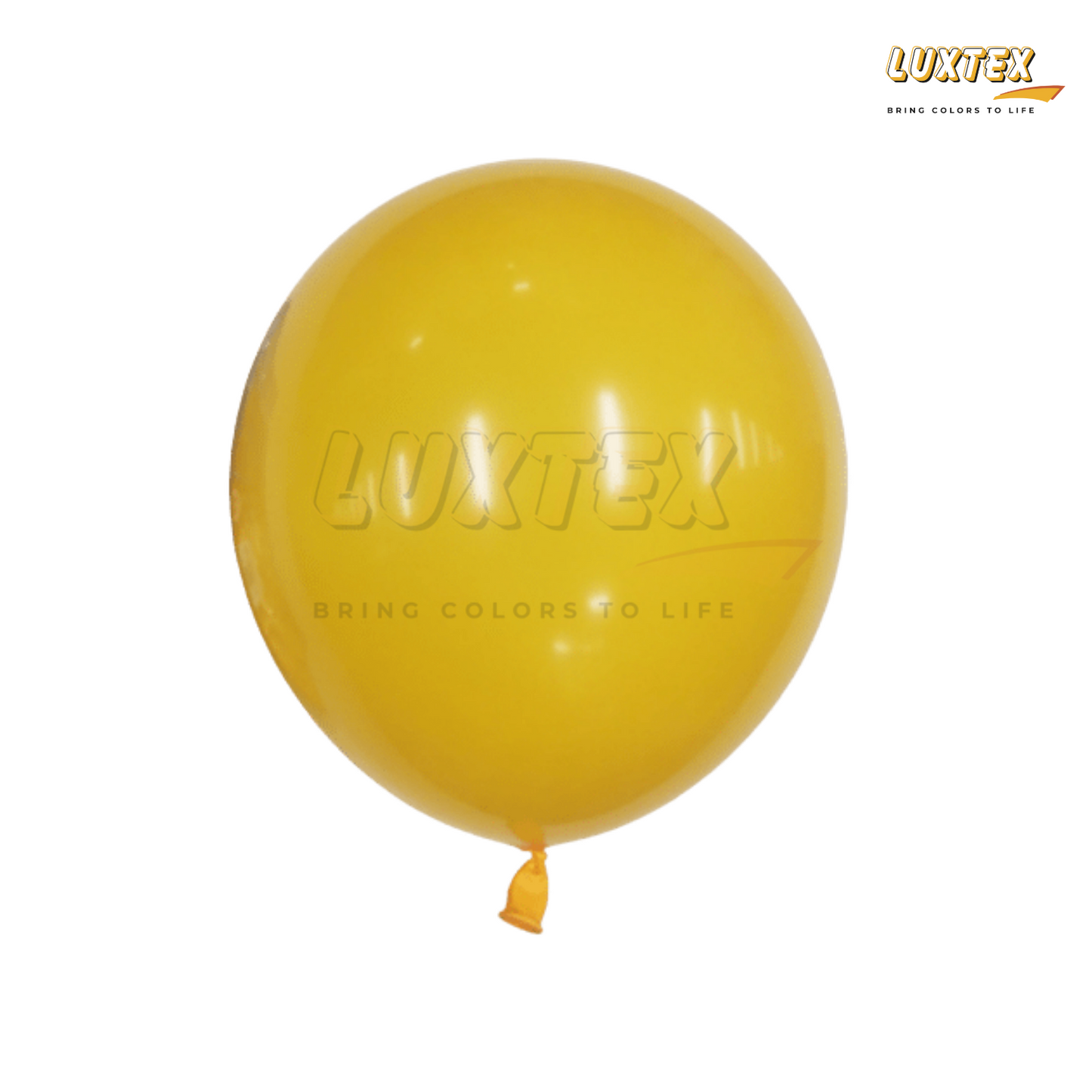 Luxtex 12 Inch Matte Latex Balloons, Lemon