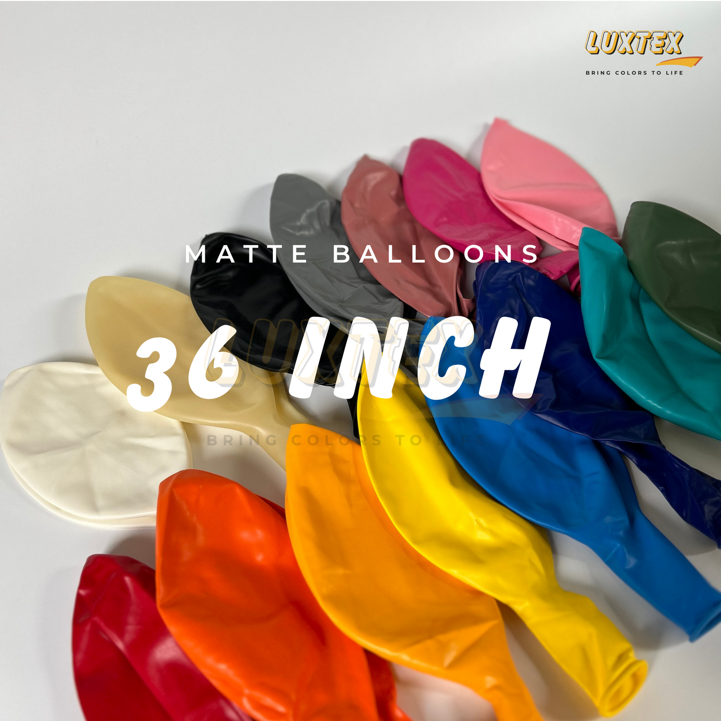 Luxtex 36 Inch High Quality Matte Latex Balloon