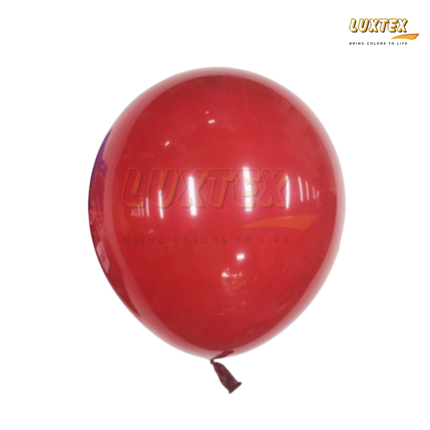 Luxtex 5 Inch Matte Latex Balloons, Red