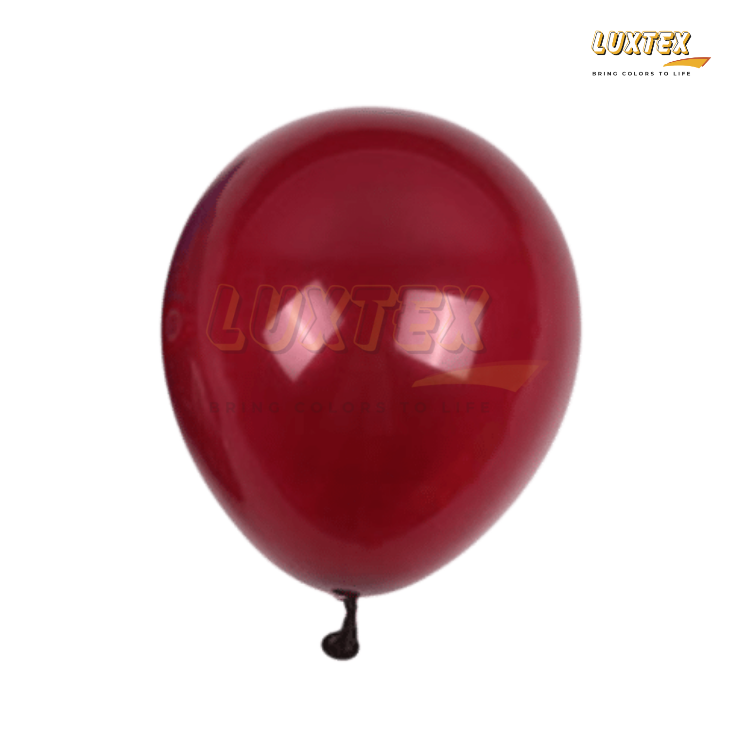 Luxtex 5 Inch Matte Latex Balloons, Burgundy