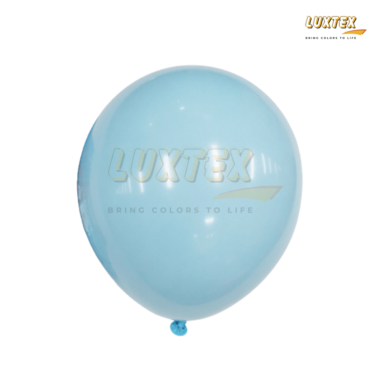 Luxtex 5 Inch Matte Latex Balloons, Sky Blue