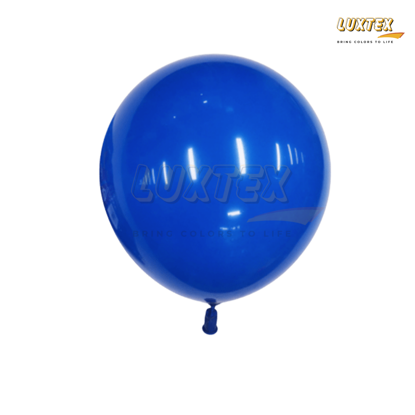 Luxtex 12 Inch Matte Latex Balloons, Mid Blue