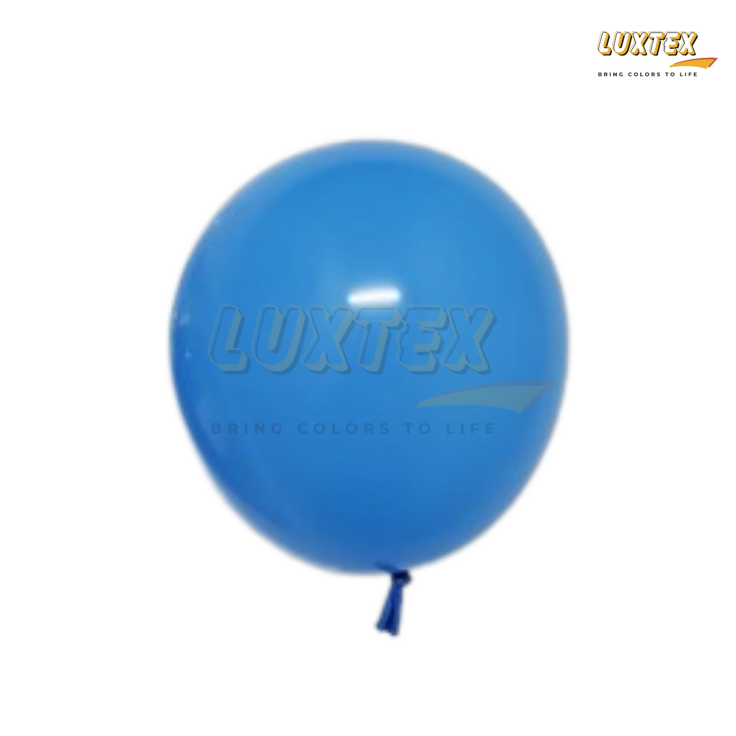 Luxtex 5 Inch Matte Latex Balloons, Blue