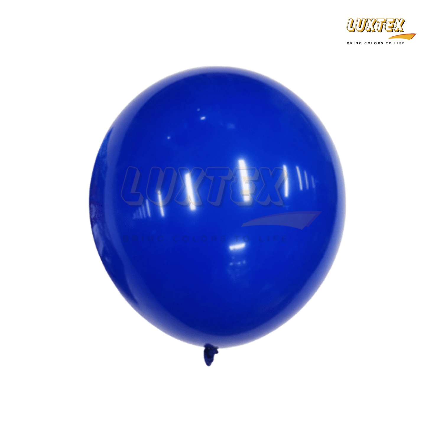 Luxtex 5 Inch Matte Latex Balloons, Dark Blue