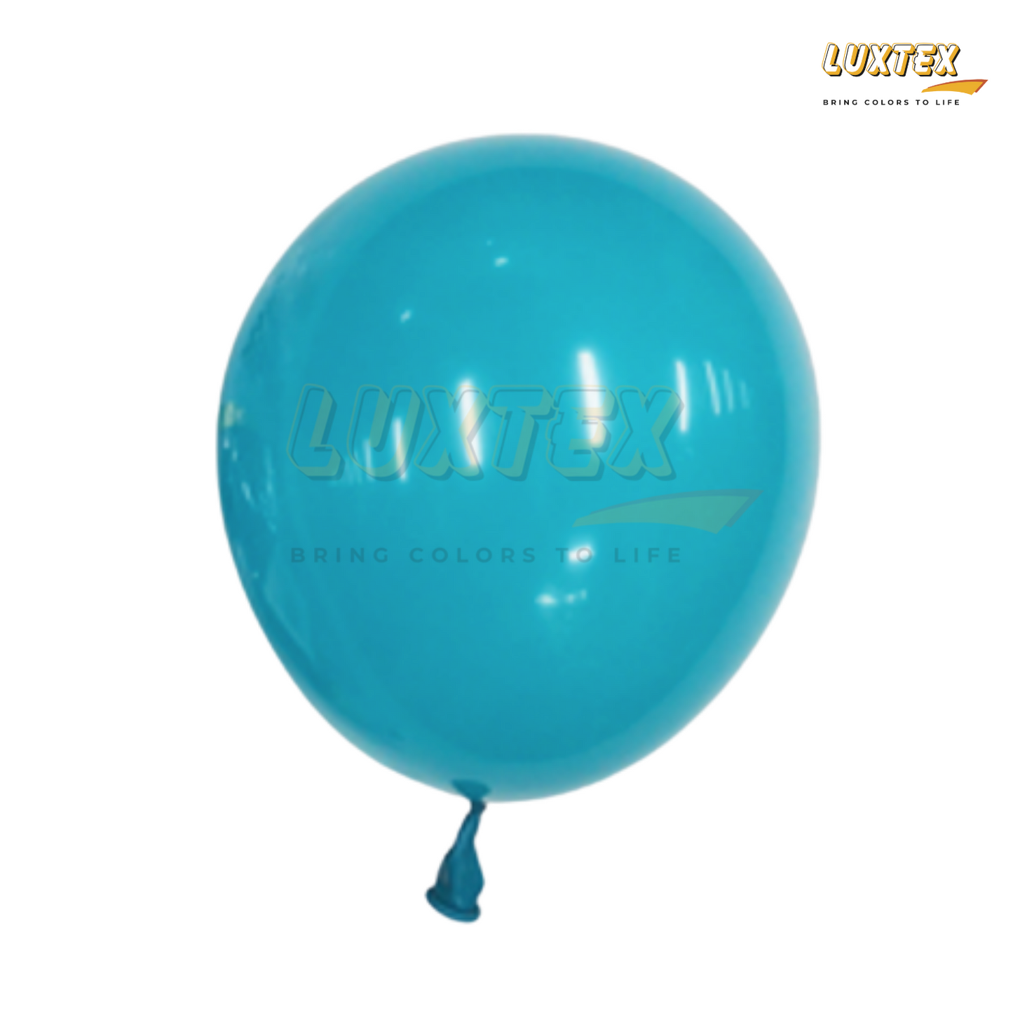 Luxtex 12 Inch Matte Latex Balloons, Turqueza