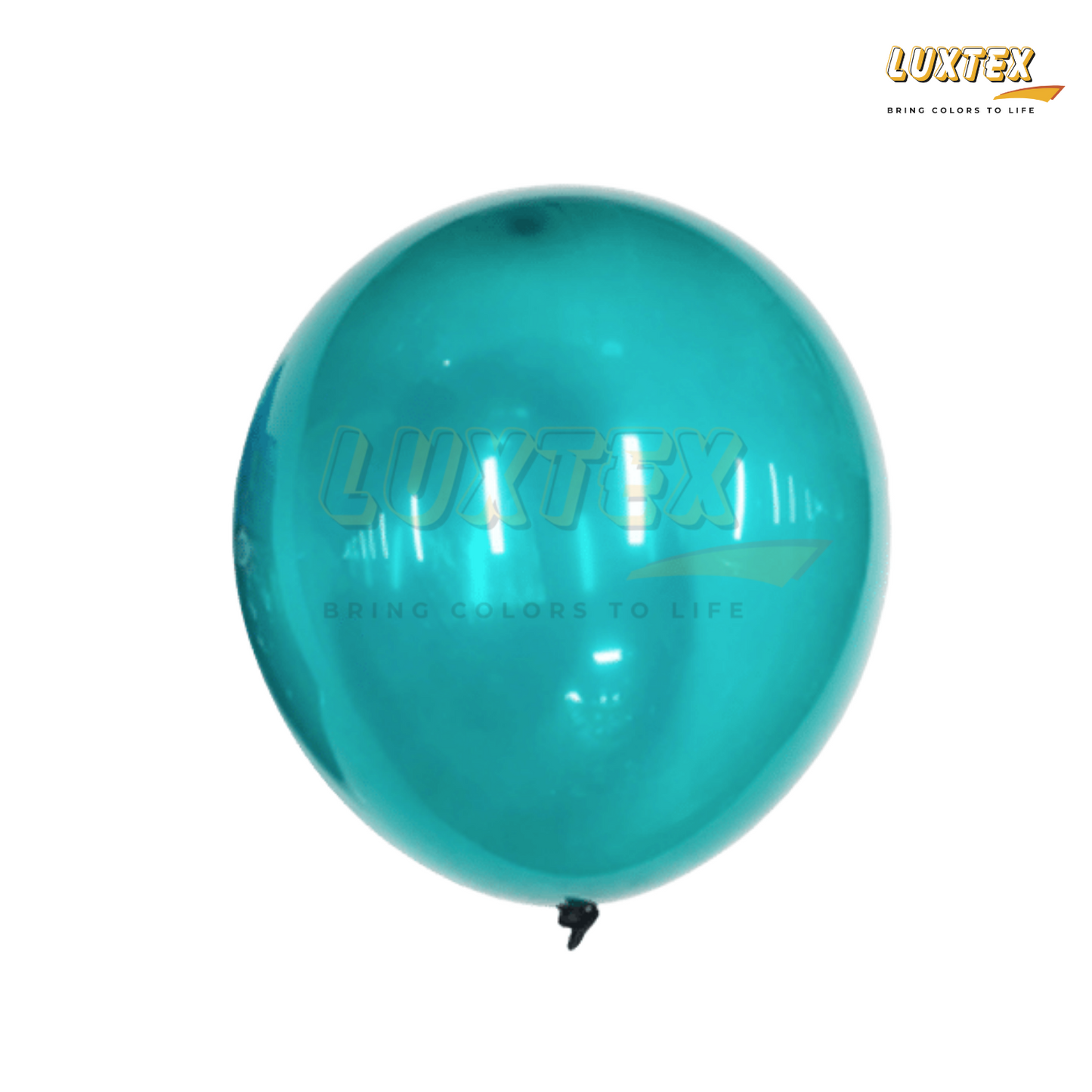 Luxtex 5 Inch Matte Latex Balloons, Teal