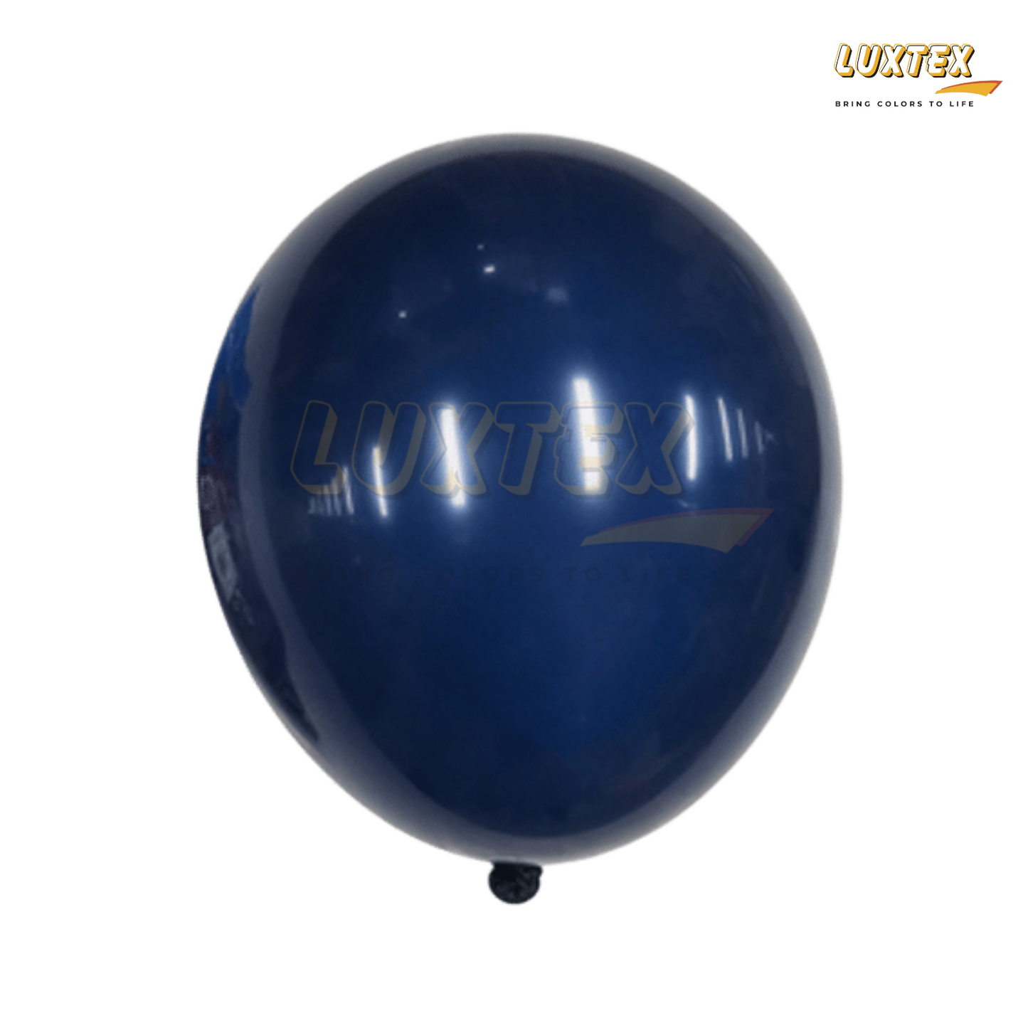 Luxtex 5 Inch Matte Latex Balloons, Navy Blue