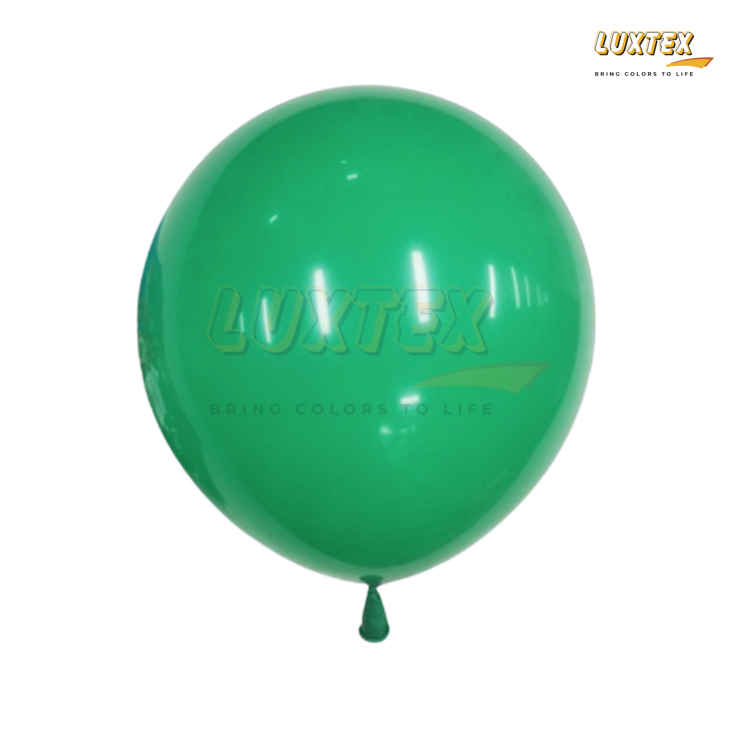 Luxtex 5 Inch Matte Latex Balloons, Mid Green