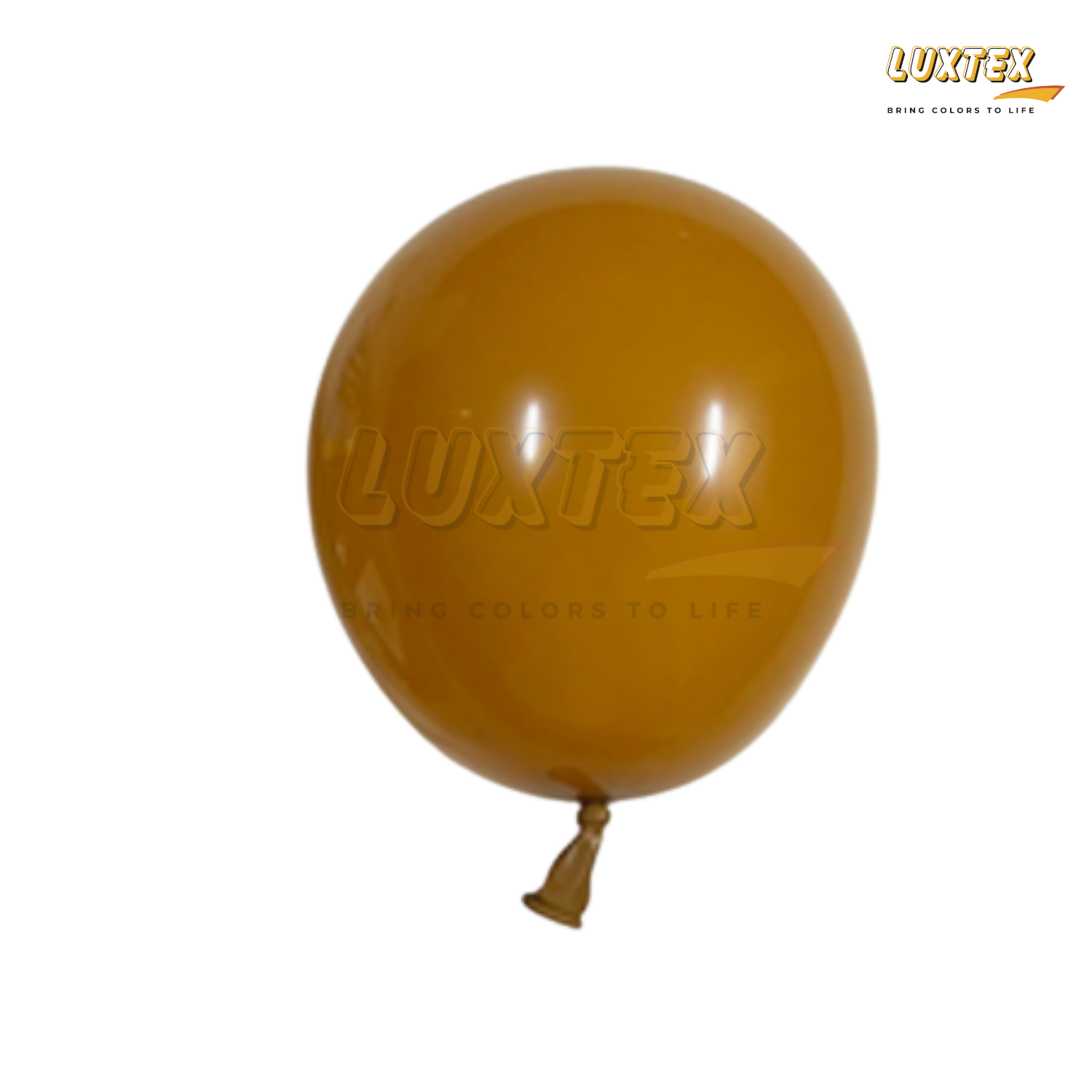 Luxtex 12 Inch Retro Latex Balloons, Caramel 