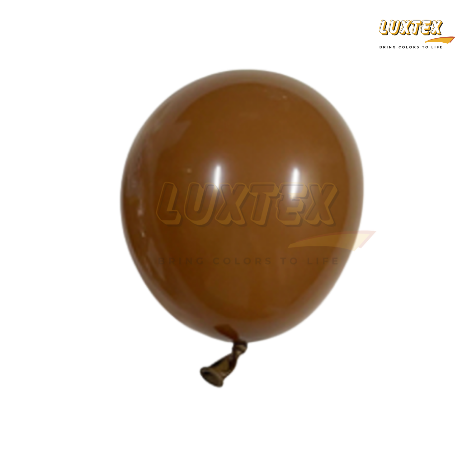 Luxtex 12 Inch Retro Latex Balloons, Light Coffee