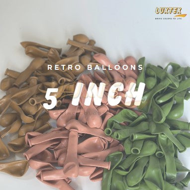 Luxtex 5 Inch Macaron Latex Balloons, Wallpaper