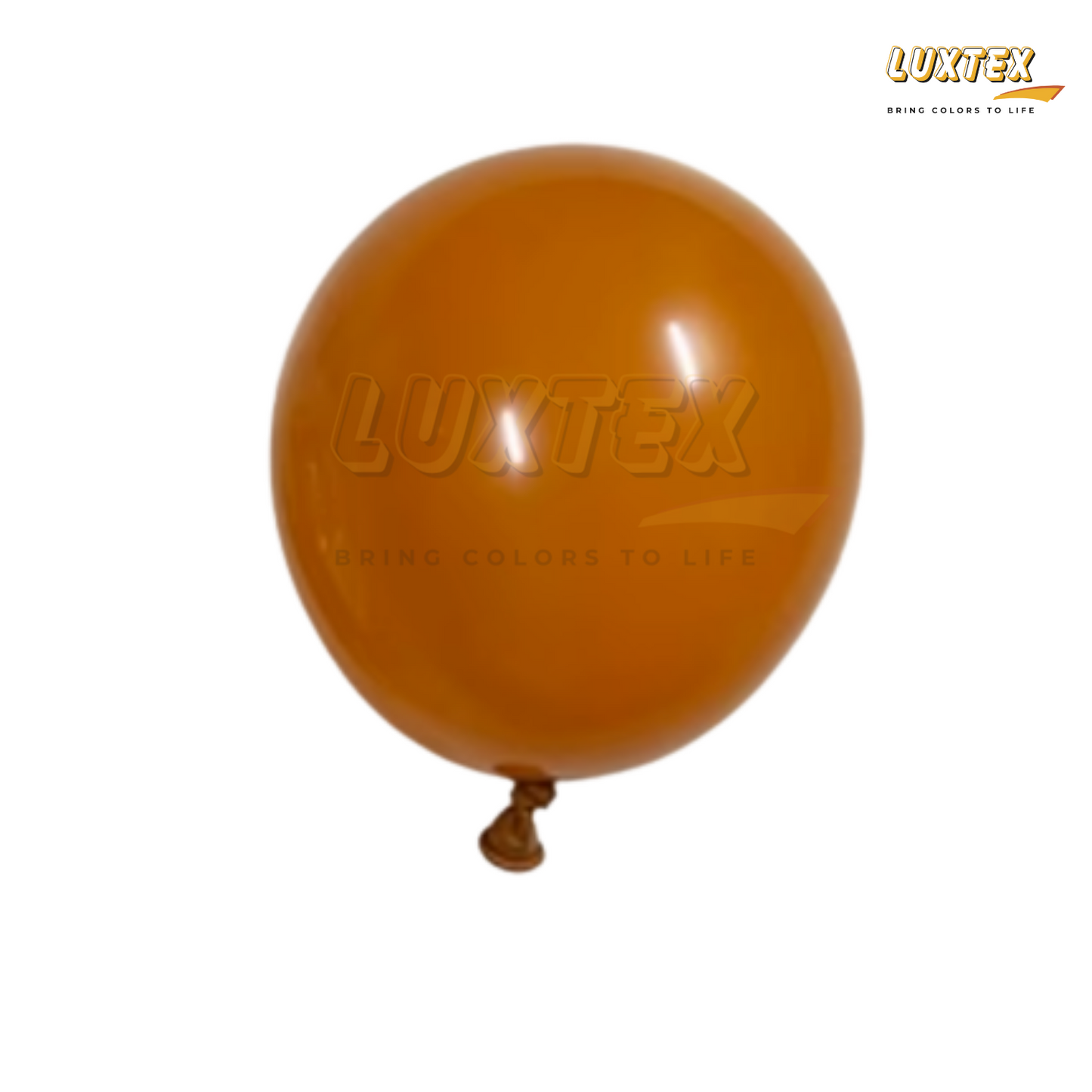 Luxtex 12 Inch Retro Latex Balloons, Caramel Orange