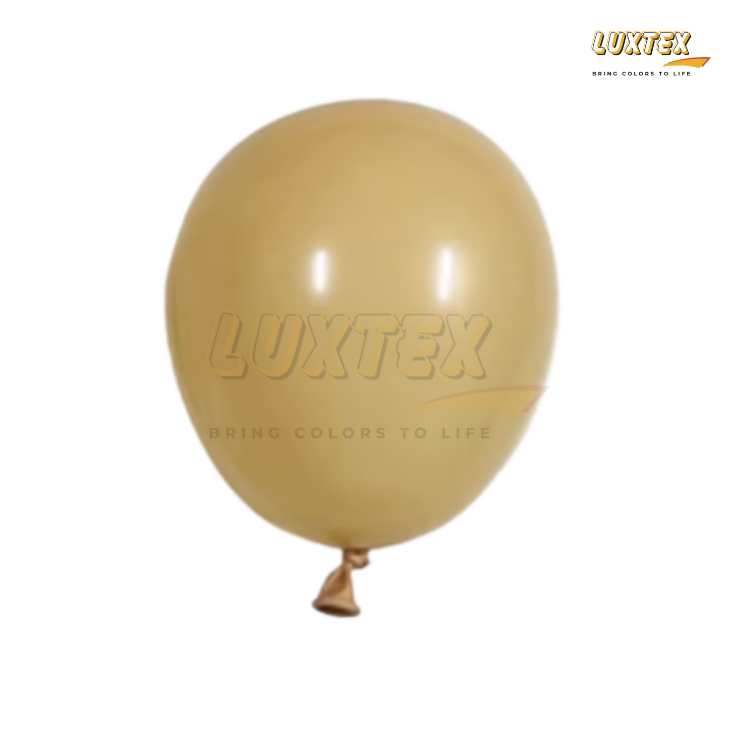 Luxtex 12 Inch Retro Latex Balloons, Apricot