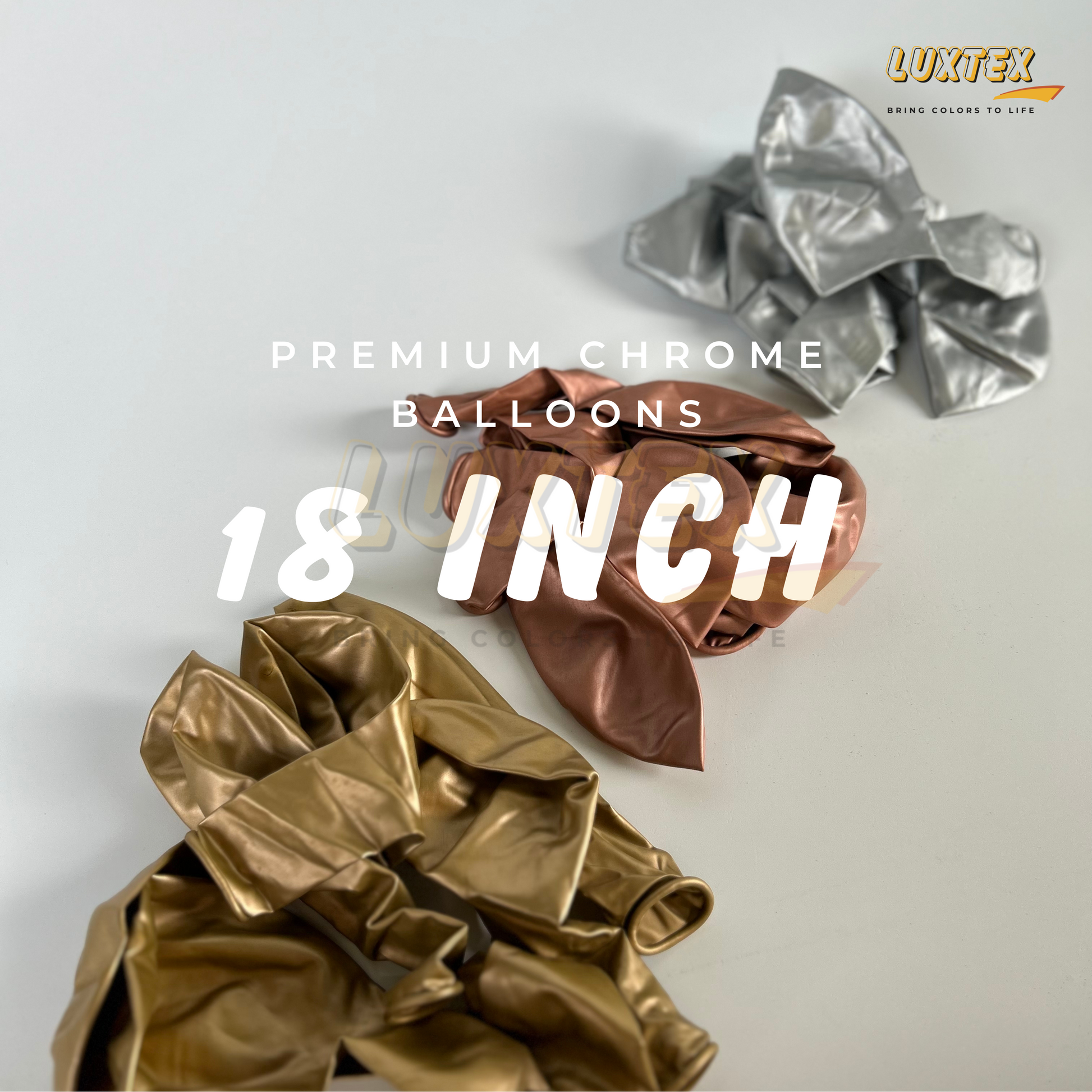 Luxtex 5 Inch Premium Chrome Latex Balloons, Wallpaper