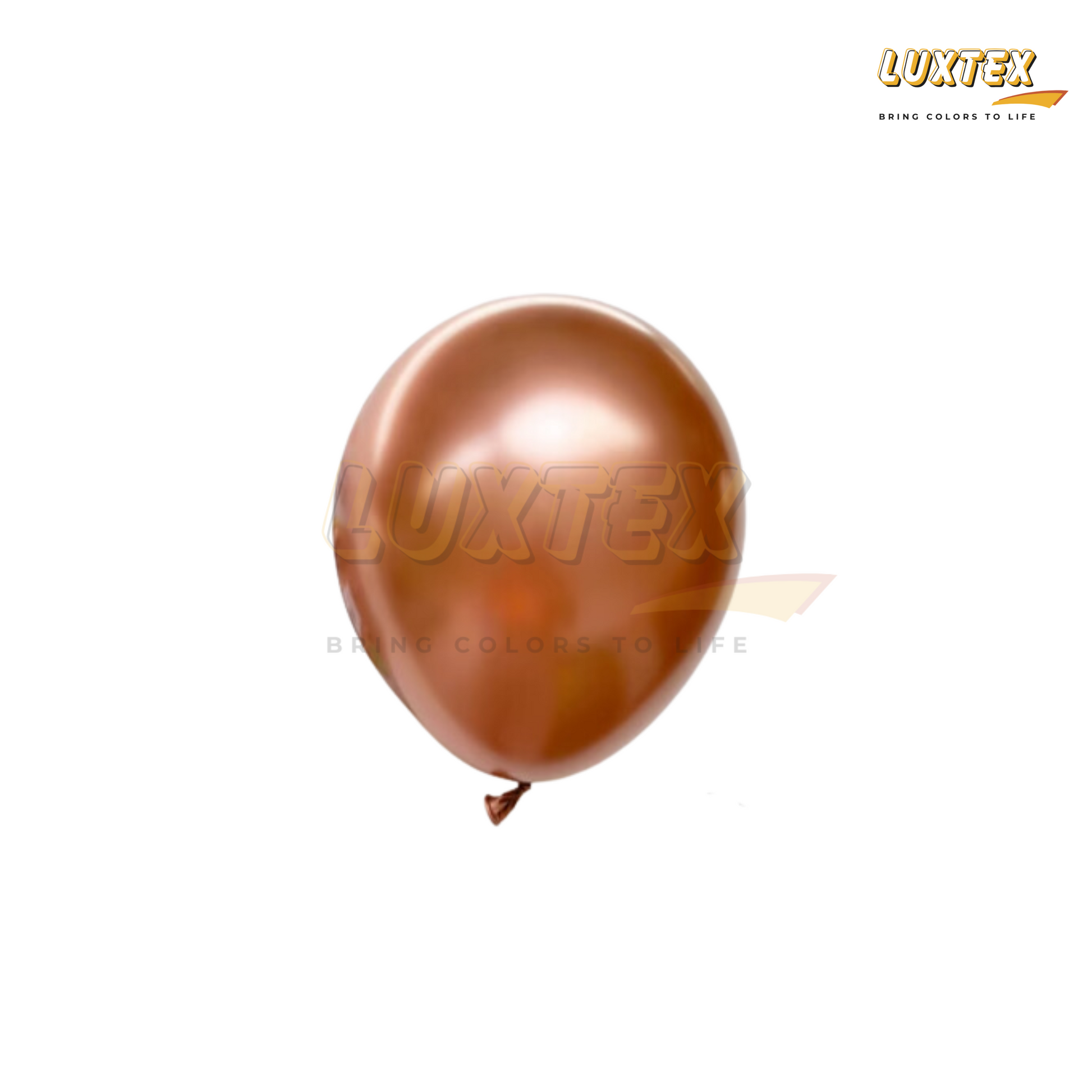 Luxtex 36 Inch Premium Chrome Latex Balloons, Rose Gold