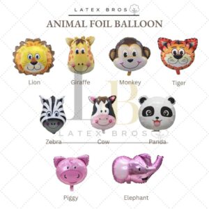 Animal Head Foil Balloon