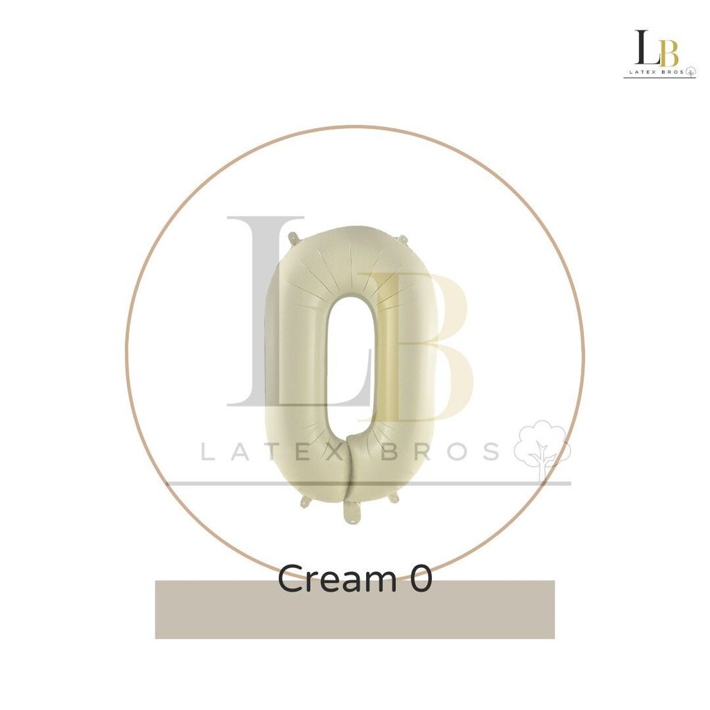 32 Inch Retro Number Foil Balloon 0-9 (1 Piece) - Image 10