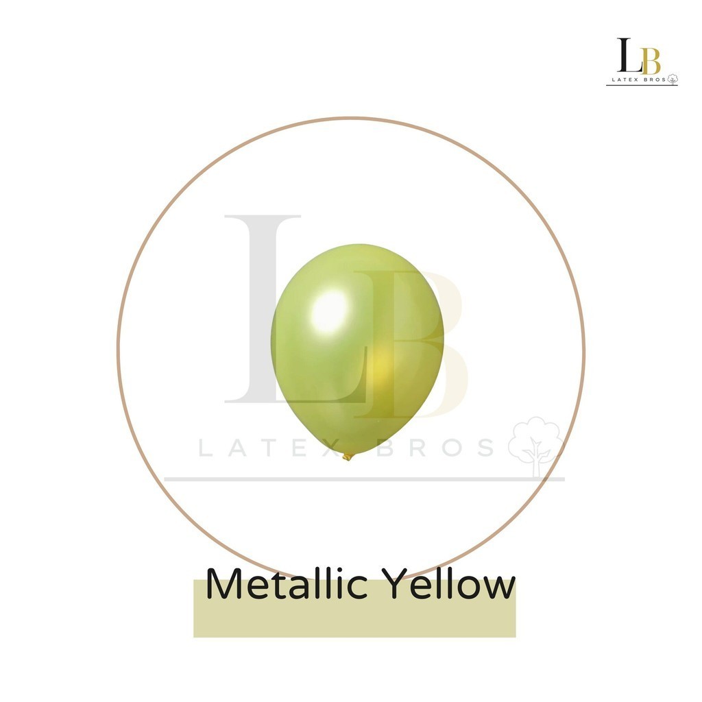 12 Inch High Quality 3.2g Metallic Latex Balloon (10 pieces/pack) - Image 13